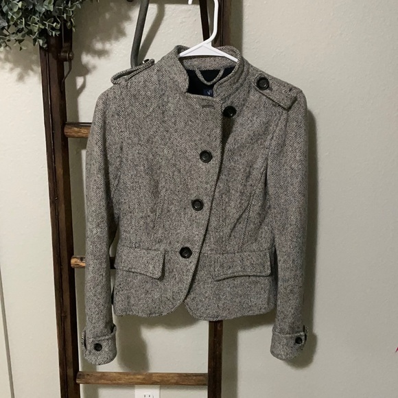 Gap Military Tweed Jacket Size Small - Picture 1 of 5